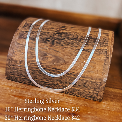 Herringbone Necklace 20”